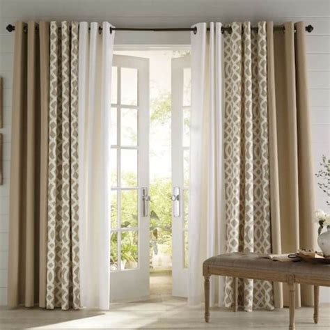 elegant sliding door curtains